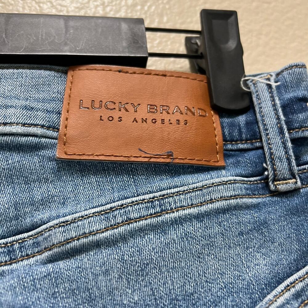 Lucky Brand Los Angeles Mid Rise Ava Skinny Jeans Blue Cotton Denim Sz 6/28 - Picture 6 of 8